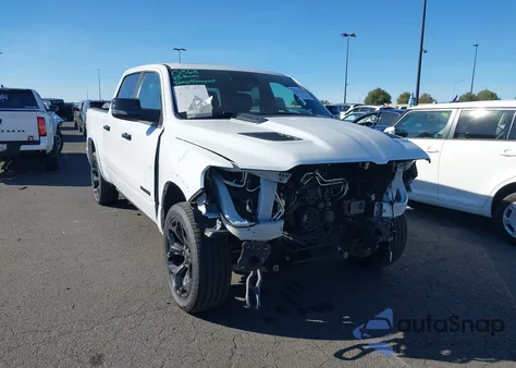 2023 Ram 1500 Limited 4X4 5'7 Box из США, поврежденный, VIN 1C6SRFHT8PN541088